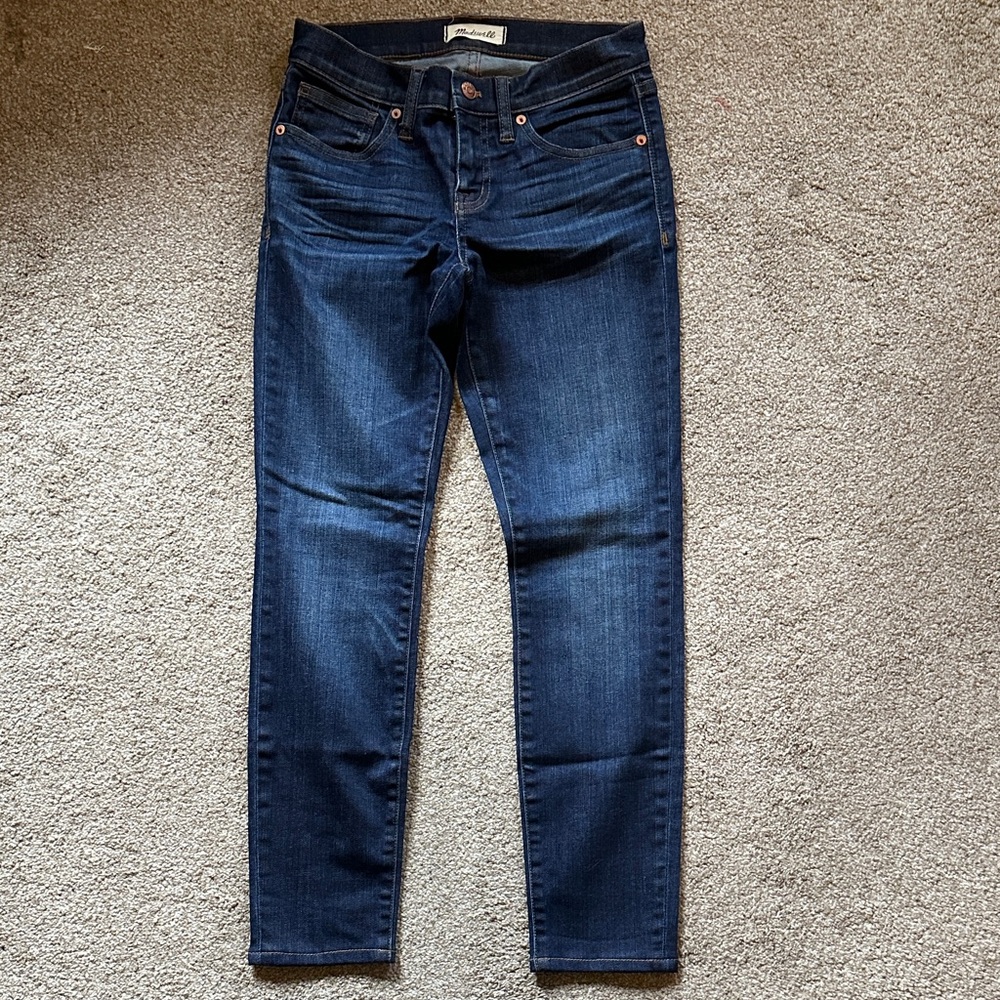 Madewell Dark Blue Women's 8” Rise Skinny Jean Sz 25